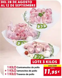 Hiper Usera Contramuslos de pollo Jamoncitos de pollo Traseros de pollo oferta