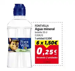 Hiper Usera Fontvella agua mineral oferta