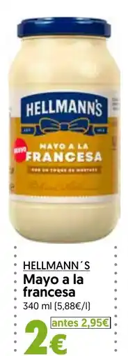 Hiper Usera Hellmann's mayo a la francesa oferta