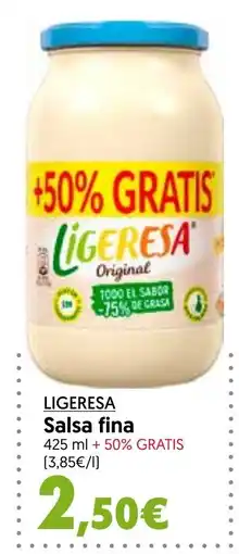Hiper Usera Ligeresa salsa fina oferta