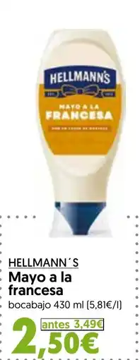 Hiper Usera Hellmann's mayo a la francesa oferta