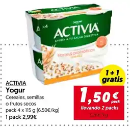 Hiper Usera Activia yogur oferta