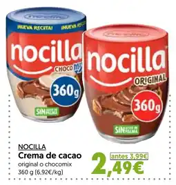 Hiper Usera Nocilla Crema de cacao oferta