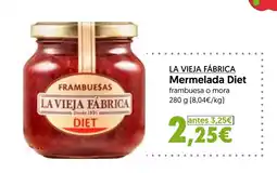 Hiper Usera La Vieja Fábrica mermelada diet oferta
