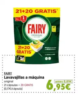 Hiper Usera Fairy lavavajillas a máquina original oferta