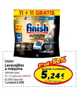 Hiper Usera Finish lavavajillas a máquina ultimate plus oferta