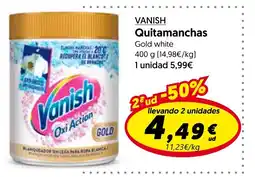 Hiper Usera Vanish Quitamanchas Gold white oferta