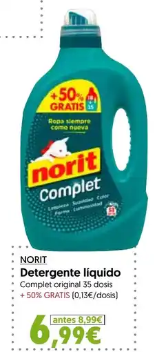 Hiper Usera Norit Detergente líquido oferta