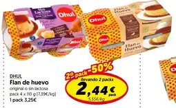 Hiper Usera Dhul flan de huevo oferta