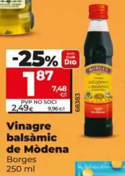 Maxi Dia Borges vinagre balsàmic de Mòdena oferta