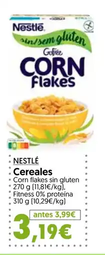 Hiper Usera Nestlé Corn flakes sin gluten oferta