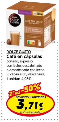 Hiper Usera Dolce Gusto café en cápsulas oferta