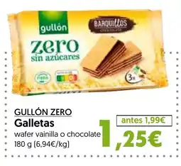 Hiper Usera Gullón zero Galletas oferta