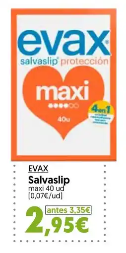 Hiper Usera evax salvaslip protección maxi oferta