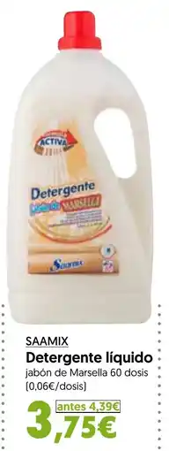 Hiper Usera Saamix Detergente líquido oferta