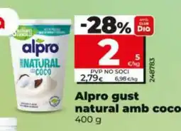 Maxi Dia Alpro gust natural amb coco oferta