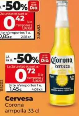 Maxi Dia Cervesa Corona ampolla oferta