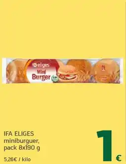 HiperDino ifa eliges miniburguer oferta