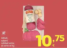 HiperDino argal salami calidad extra oferta