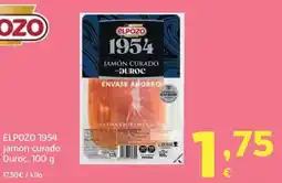 HiperDino elpozo 1954 jamón curado duroc oferta