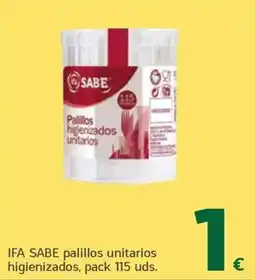 HiperDino Ifa Sabe palillos unitarios higienizados oferta