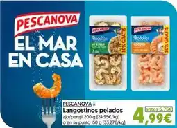 Hiper Usera Pescanova - langostinos pelados oferta