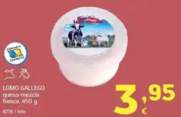 HiperDino Lomo Gallego queso mezcla fresco oferta