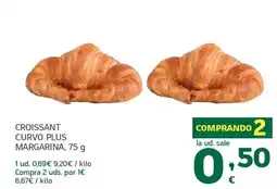HiperDino Croissant curvo plus margarina oferta