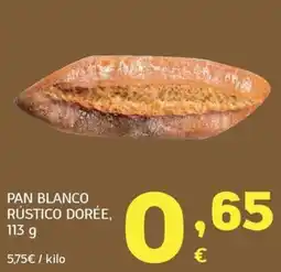 HiperDino Pan blanco rústico dorée oferta