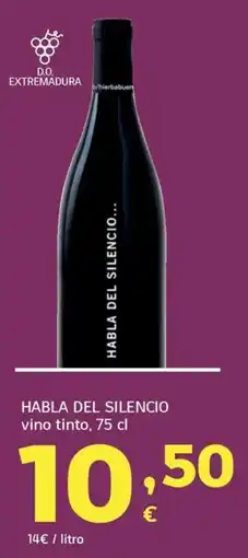 HiperDino Habla del silencio vino tinto oferta