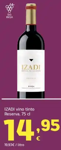 HiperDino Izadi vino tinto oferta
