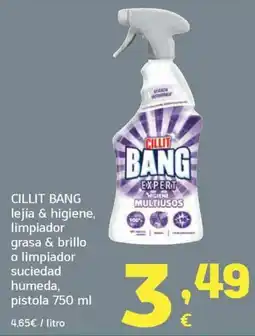 HiperDino Cillit bang lejía & higiene, limpiador grasa & brillo o limpiador suciedad humeda oferta