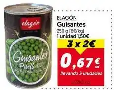 Hiper Usera Valle alagón - guisantes oferta
