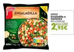 Hiper Usera Findus - ensaladilla o menestra oferta