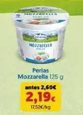 Hiper Usera Perlas mozzarella oferta