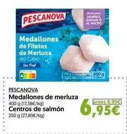 Hiper Usera Pescanova - medallones de merluza oferta