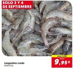 Hiper Usera Solo - langostino crudo oferta