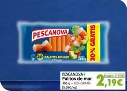 Hiper Usera Pescanova - palitos de mar oferta