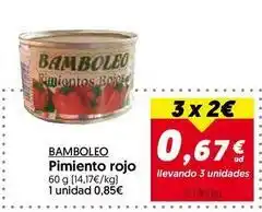 Hiper Usera Bamboleo - pimiento rojo oferta