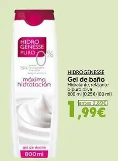 Hiper Usera Hidrogenesse - gel de bano oferta