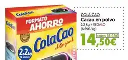 Hiper Usera Cola cao - cacao en polvo oferta