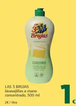 HiperDino Las 3 Brujas lavavajillas a mano concentrado oferta