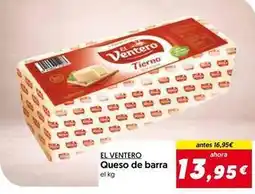 Hiper Usera El ventero - queso de barra oferta