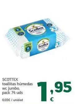 HiperDino Scottex - toallitas humedas wc jumbo oferta