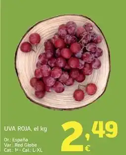 HiperDino Uva roja oferta