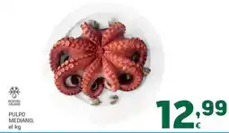 HiperDino Pulpo mediano oferta