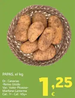 HiperDino Papas oferta