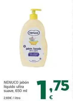 HiperDino Nenuco - jabon liquido ultra suave oferta