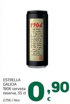 HiperDino Estrella galicia - 1906 cerveza reserva oferta