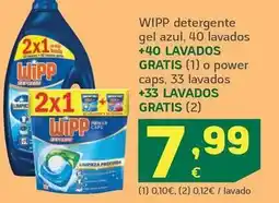 HiperDino Wipp - detergente gel azul oferta